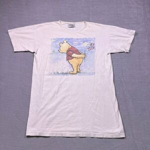 Vintage Classic Winnie The Pooh Sleepwear Gown Style OS White Graphic Tee Disney